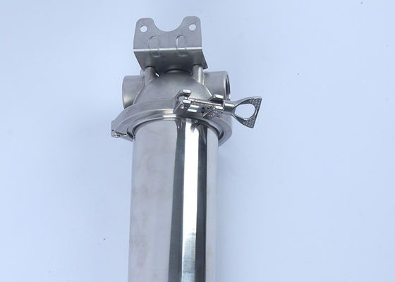 10 Inch Single Cartridge Stainless Filter Housing High Pressure