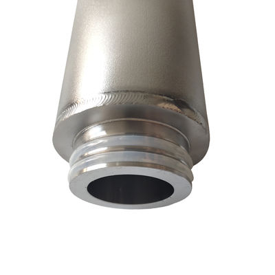Customized 100 Micron Sintered Stainless Steel Filter Silver Color