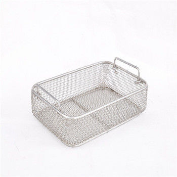 Multifunctional Wire Mesh Cleaning Baskets , Square Mesh Basket Non Toxic