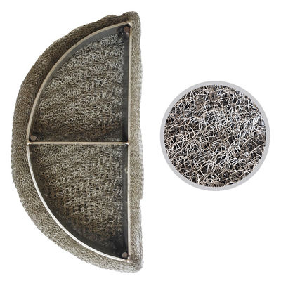 Monel Nickle Wire Mesh Mist Eliminator For Liquid Filter In Towers