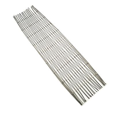 Diamond Shape 8mm Metal Wire Mesh Panel Screen For decoration