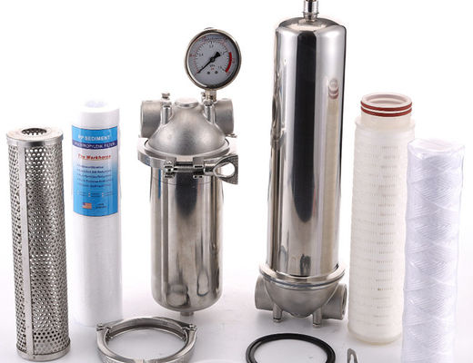316 Grade 1-160t/H Ss Cartridge Filter Housing Water Treatment